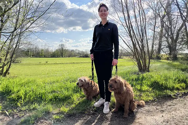 Anniek Winters met honden